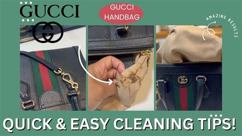 how to clean a worn down gucci wallet|Gucci bag cleaner.